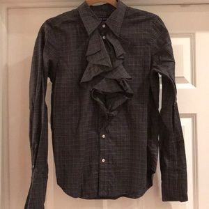 Ralph Lauren ruffle button down